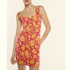 ZARA JEWEL JACQUARD DRESS 💖NWT